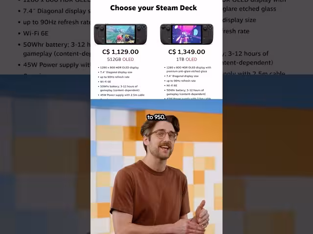 Steam Deck price